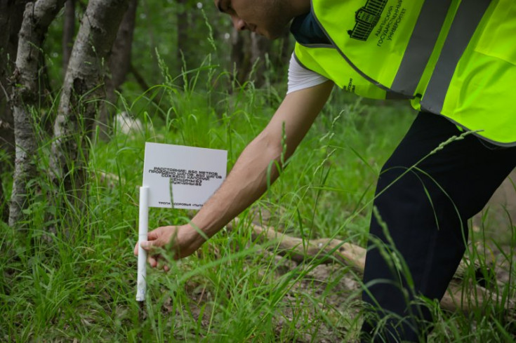A team from Adyghe State University has improved the route of the Pytape health trail in Maykop