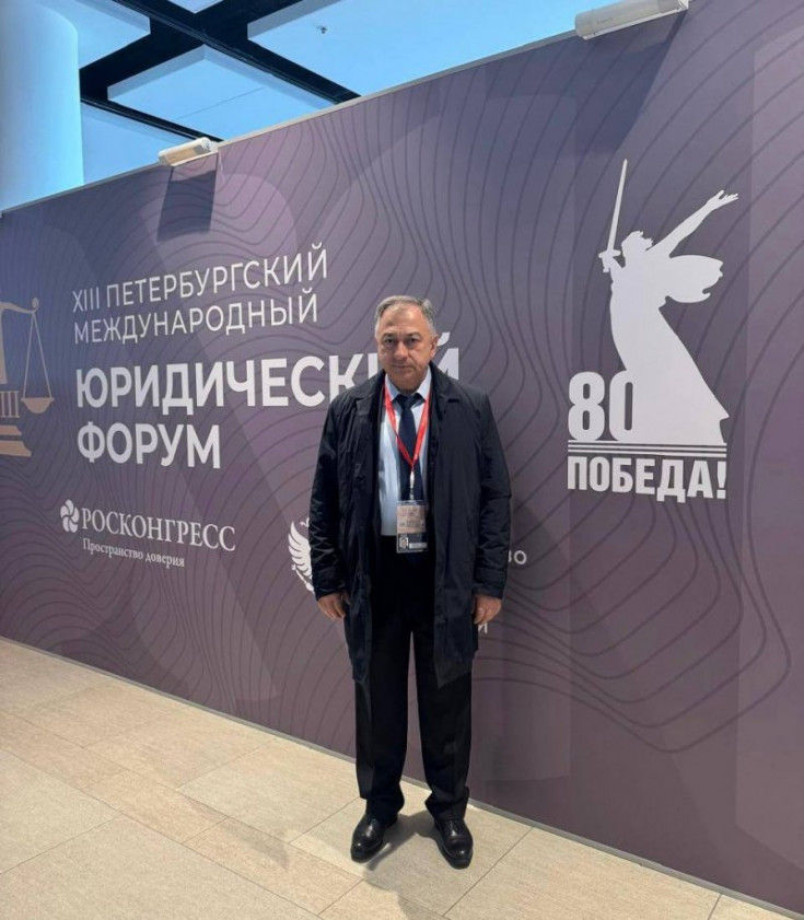 Director of the Institute of Law of ASU Azamat Shadzhe took part in the XIII St. Petersburg International Legal Forum