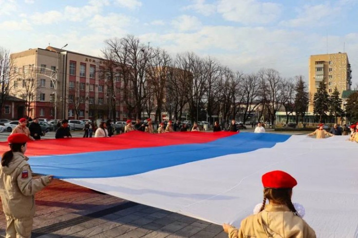 ​​​​​​​ASU Union of Students and Postgraduates Activists Participate in a patriotic Event Commemorating Crimea's Reunification with Russia